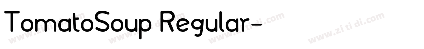 TomatoSoup Regular字体转换